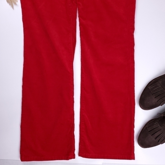 TALBOTS Heritage Red Corduroy Size 10 - Picture 7 of 14